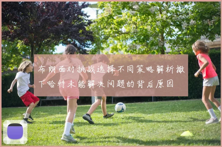 布朗面对挑战选择不同策略解析撤下哈特未能解决问题的背后原因