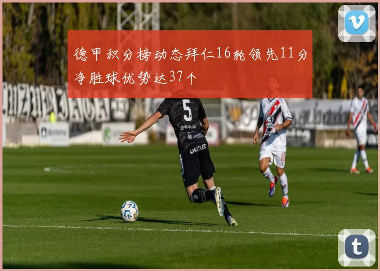 德甲积分榜动态拜仁16轮领先11分净胜球优势达37个
